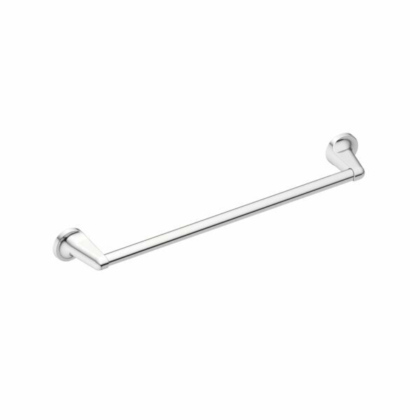 C S I Donner Moen Towel Bar, 24 in L Rod, Zinc, Chrome, Surface Mounting 5824CH
